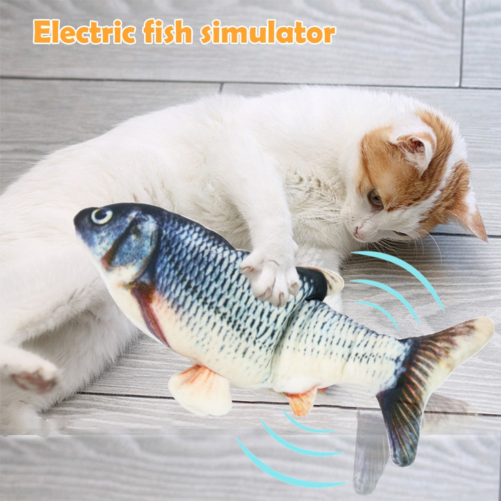 Electronic Fish Simulation Cat Toy with USB Charging