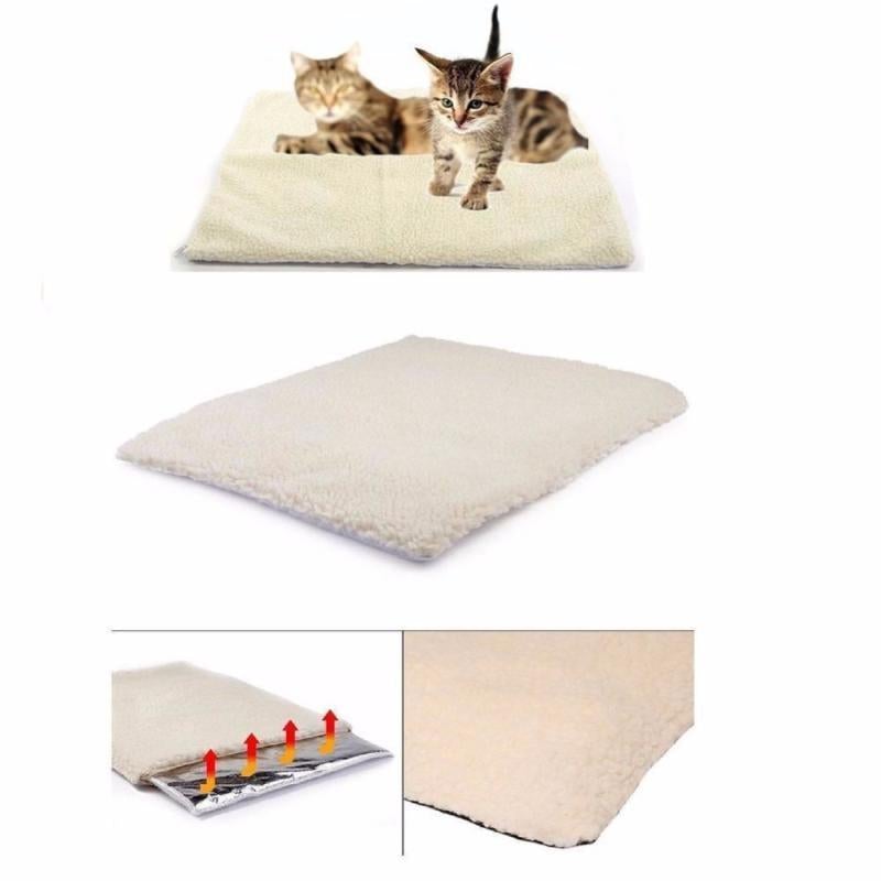 Soft Fleece Self Heating Pet Warmer Bed