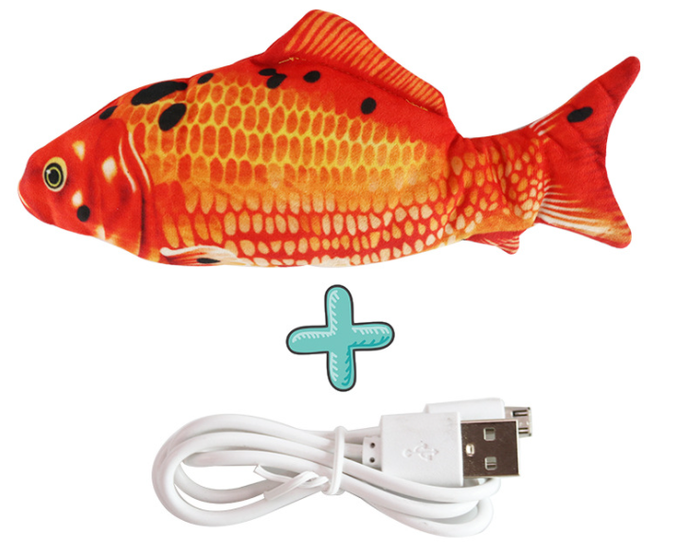 Electronic Fish Simulation Cat Toy with USB Charging