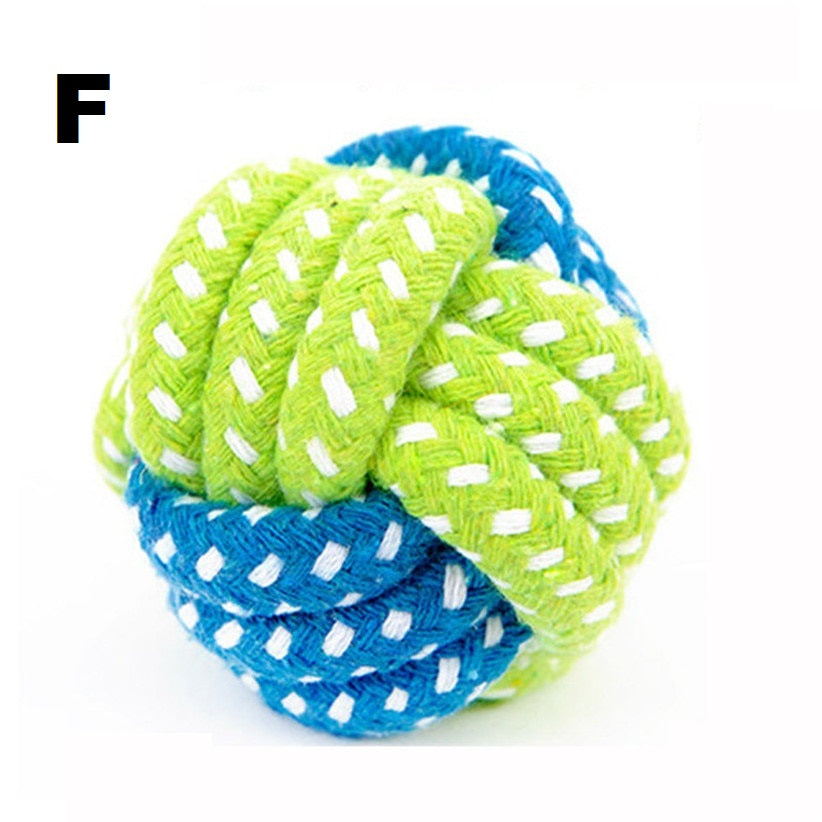 Green Rope Ball Toy for Dogs & Cats