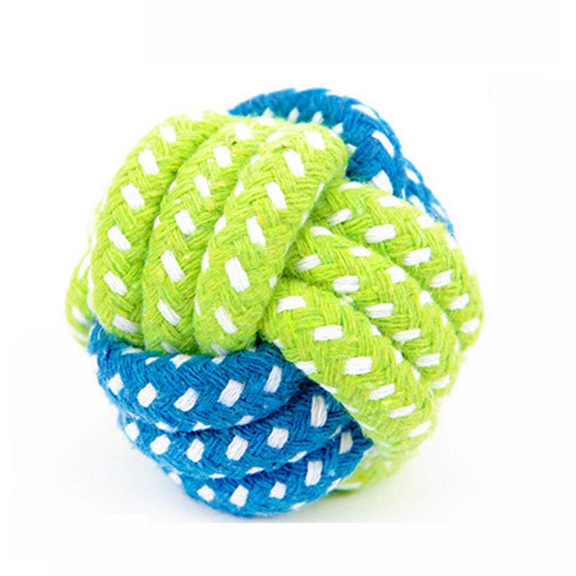 Green Rope Ball Toy for Dogs & Cats