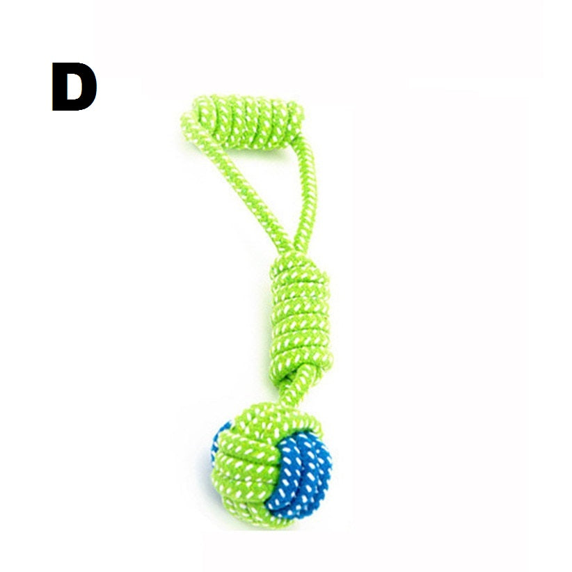 Green Rope Ball Toy for Dogs & Cats