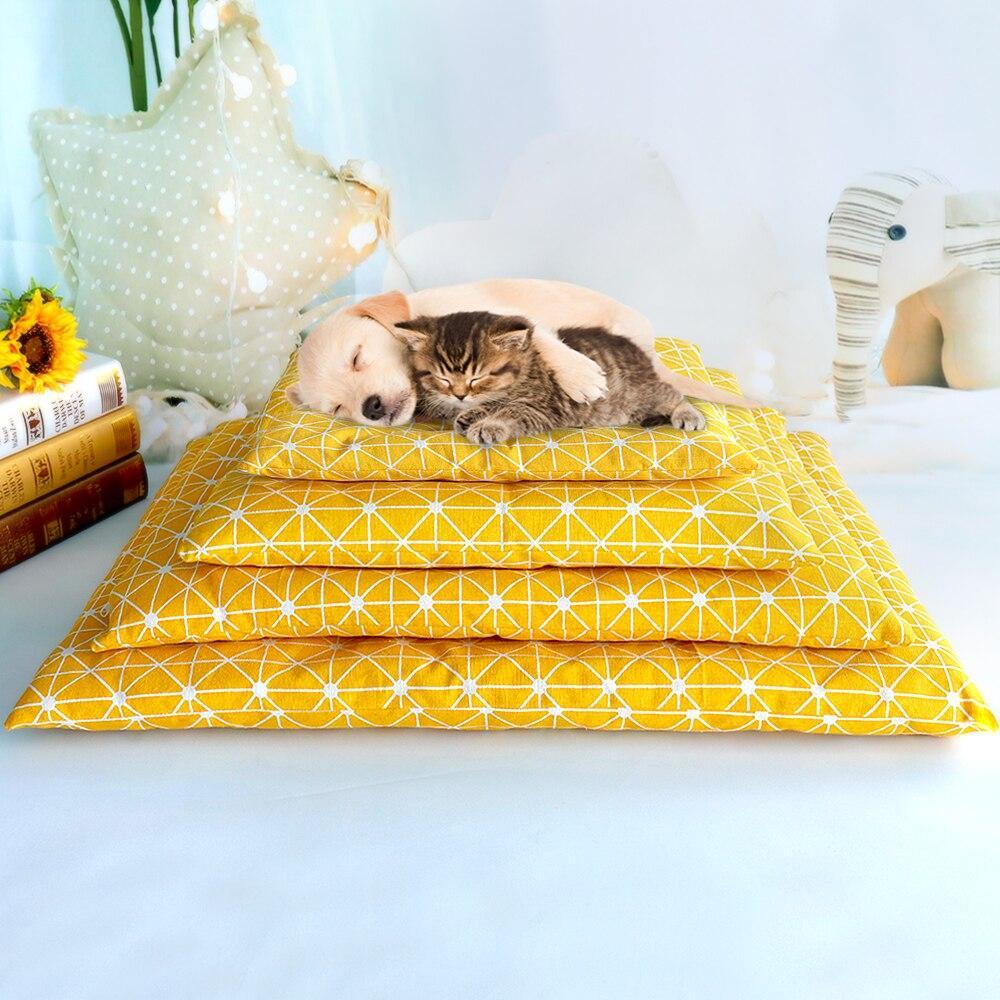 Soft Warm Pet Mattress Plaid Mat