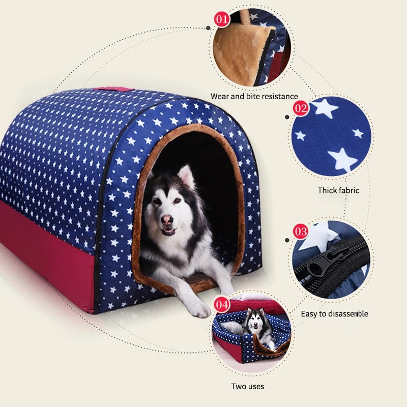 Soft Foldable Warm Pet Kennel House