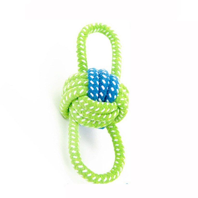Green Rope Ball Toy for Dogs & Cats
