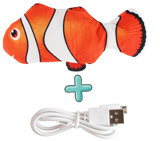 Electronic Fish Simulation Cat Toy with USB Charging